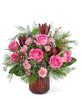 Merry in Pink Flower Arrangement