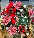 Merry Little Christmas Wreath Silk Wreath