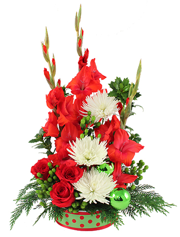 Merry Little Christmas Arrangement in Sewell, NJ | Brava Vita Flower and Gifts