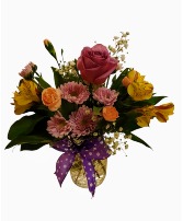 Merry Little Mason Jar Arrangement