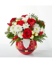 Merry Magic Nutcracker fresh holiday flowers