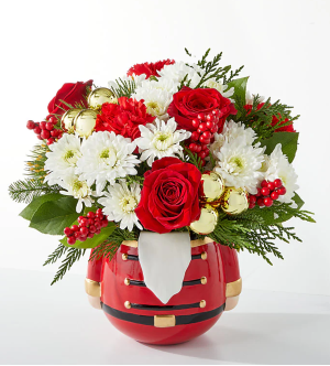 Merry Magic Nutcraker Fresh Arrangement