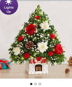 Merry Mantel Flower Tree 