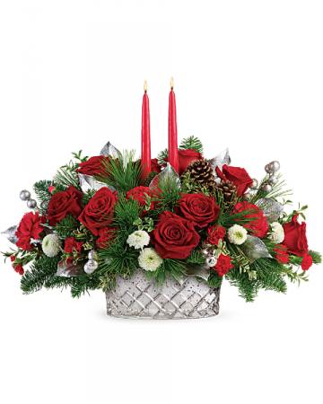 Merry Mercury Centerpiece holiday