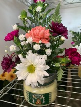 Merry Moose Candle Arrangement Everyday