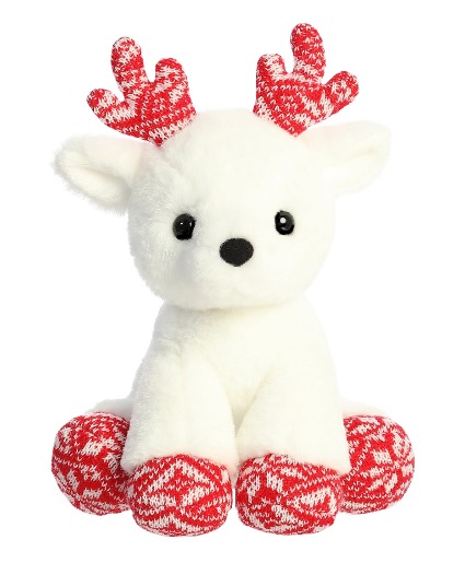 Merry Reindeer - White  