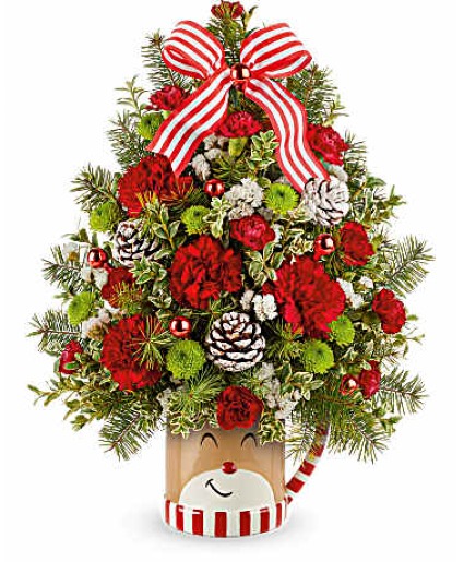 Merry Reindeer Tree T24X510A Bouquet