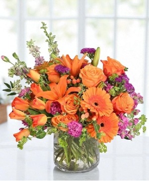 Mesmerizing Citrus Flower Arrangement