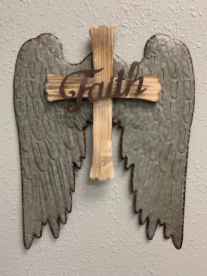 Metal Angel Wings 24” in Spring, TX | TOWNE FLOWERS Metal Angel Wings 24” in Spring, TX | TOWNE FLOWERS