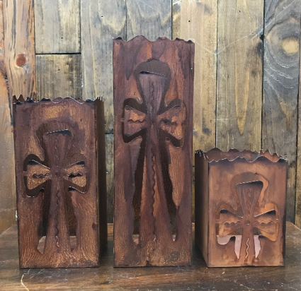Metal Copper Candle Holders