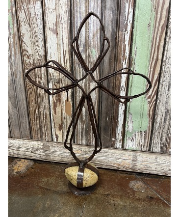 Metal Cross  in Eunice, LA | PETALS & POTS, LLC
