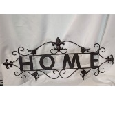 Metal Home plaque  Home decor 