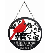 Metal Round Memorial Door Hanger Gift Item