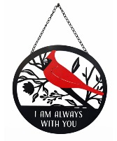 METAL ROUND MEMORIAL DOOR HANGER Gift Item