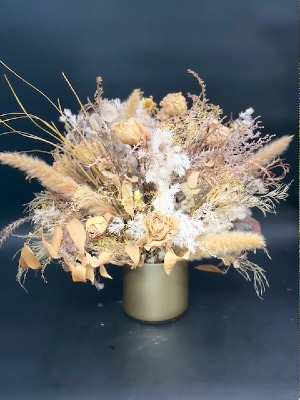 Metallic Sunrise Dried Floral Custom