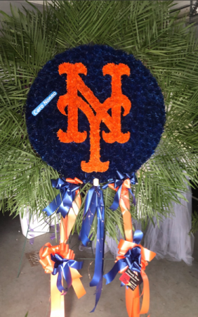 Mets Logo in Ozone Park, NY | Heavenly Florist Mets Logo in Ozone Park, NY | Heavenly Florist