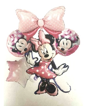 Mickey Girl Birthday Balloons Bouquet 