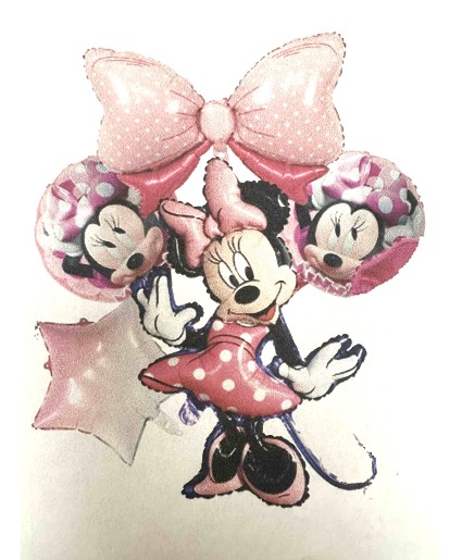 Mickey Girl Birthday Balloons Bouquet 