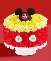 Mickey Mouse Flower Cake 