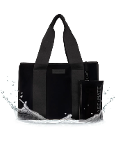Midnight Black Jelly Tote Bag  
