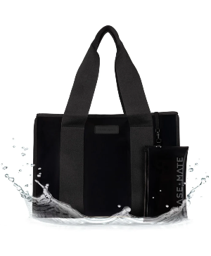 Midnight Black Jelly Tote Bag  