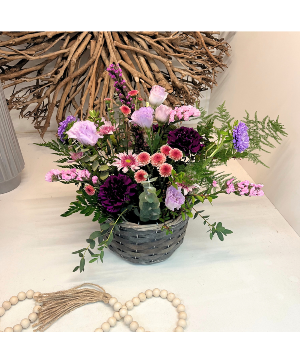 Midnight Bloom Basket 