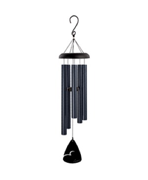 Midnight Blue Wind Chime with Stand