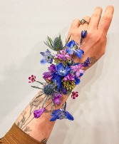 Midnight Blues Corsage