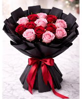 Midnight Blush Roses 