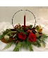 Midnight Evergreen  Flower Centerpiece