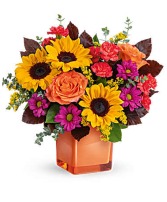Midnight Harvest Bouquet Cube