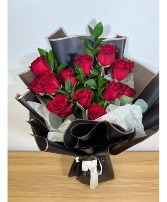 Midnight Passion Gift Wrapping Bouquet