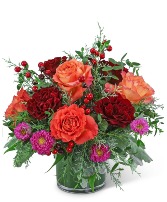 Midnight Winter Spirit Flower Arrangement