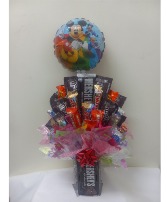 Mikey mouse hersheys candy bouquet 