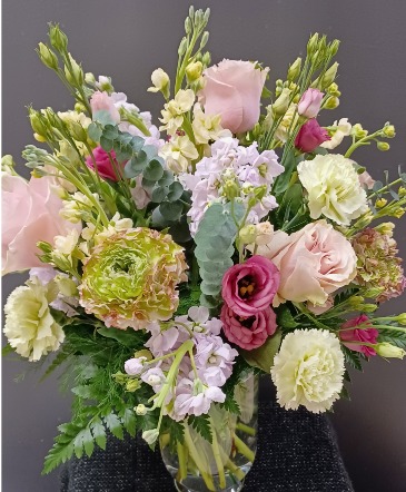 Mila Vase Arrangement in Owen Sound, ON | BLOEMERS FLOWERS & PLANTS