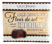 Milk Chocolate Salted Caramels  Candy Basket