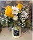 Milkhouse Candle Bouquet Candle + Flowers