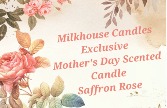 Milkhouse Candle Saffron Rose Mother's Day
