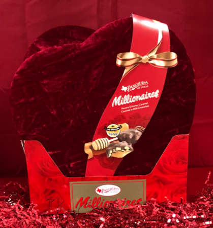 Millionaire & others still available Assorted Chocolates-heart shape