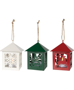 Mini Lantern 3 different designs Christmas Ornaments