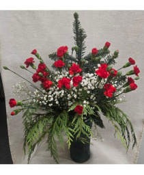 Mini Carnation Bunches Christmas