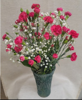 Mini Carnation Bunches Valentine's Day