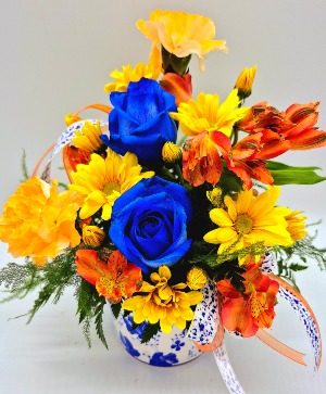 Mini Carribean Sunset  Floral Bouquet