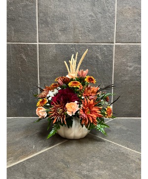 Mini Fall White Pumpkin 