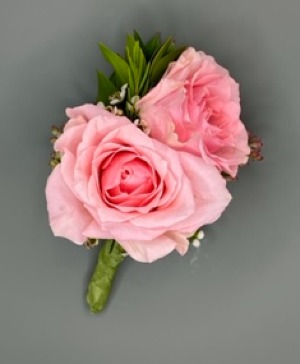 Mini Garden Rose Boutonniere