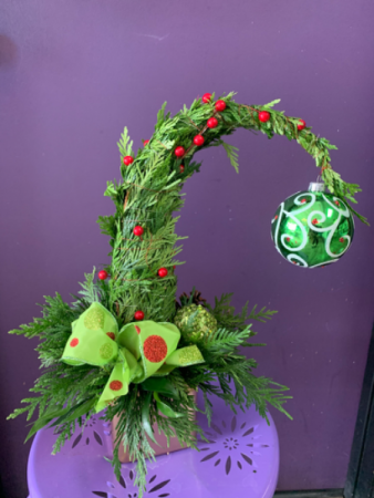 Mini Grinch Tree  in Calgary, AB | Midnapore Flower Magic