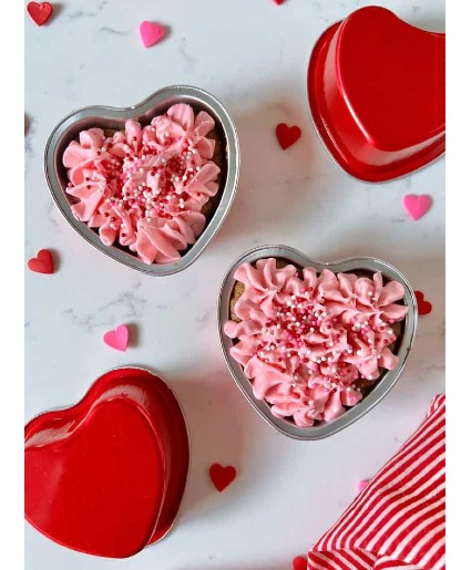 Mini Heart Cake Tins 