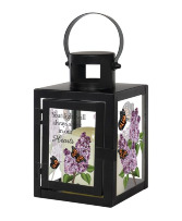 Mini Lantern with Butterflies Your Light will always shine in our hearts