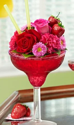Mini Margarita Bouquet Red 