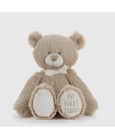 Mini My First Teddy - Neutral  7” Mini Stuffed Animal 